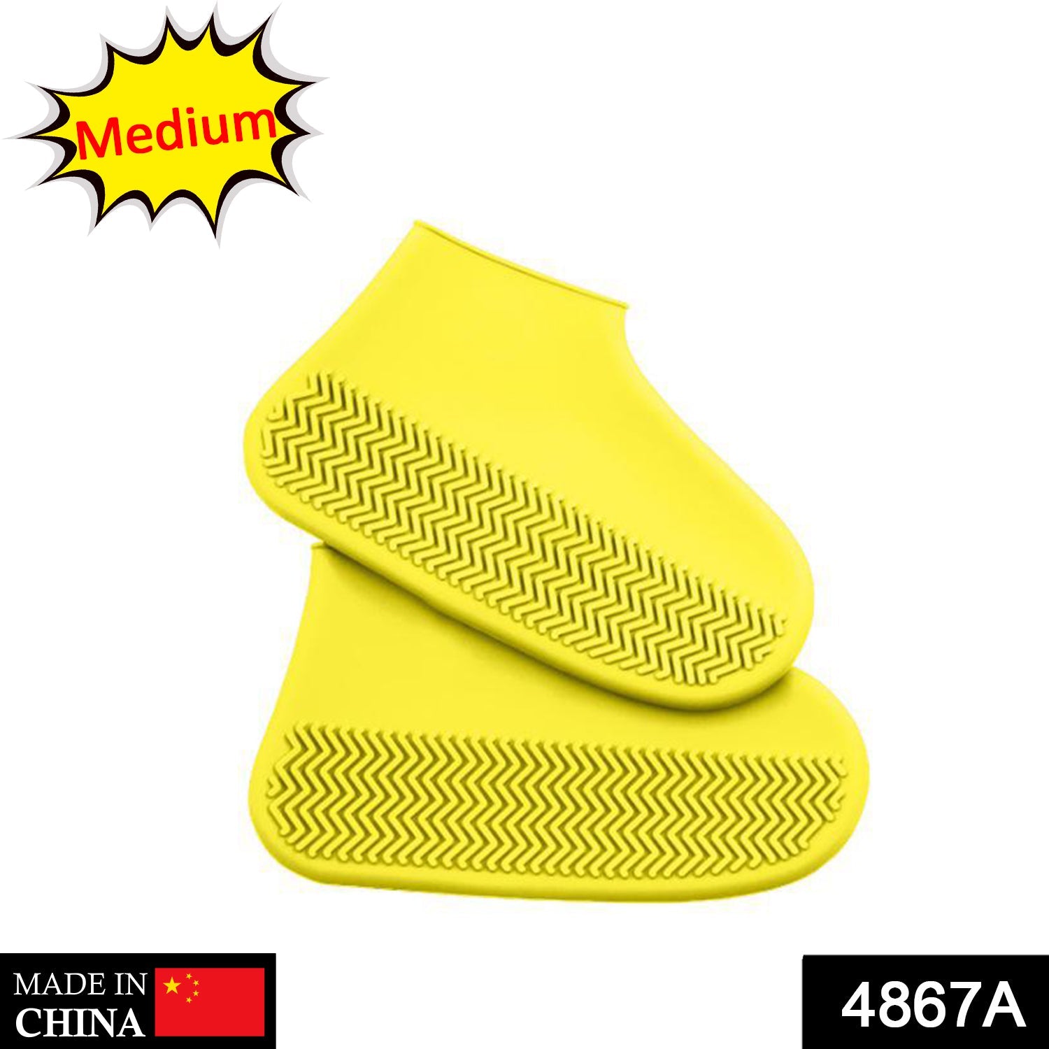 4867A NON-SLIP SILICONE RAIN REUSABLE ANTI SKID WATERPROOF FORDABLE BOOT SHOE COVER (MEDIUM) DeoDap 4867A NON-SLIP SILICONE RAIN REUSABLE ANTI SKID WATERPROOF FORDABLE BOOT SHOE COVER (MEDIUM) DeoDap
